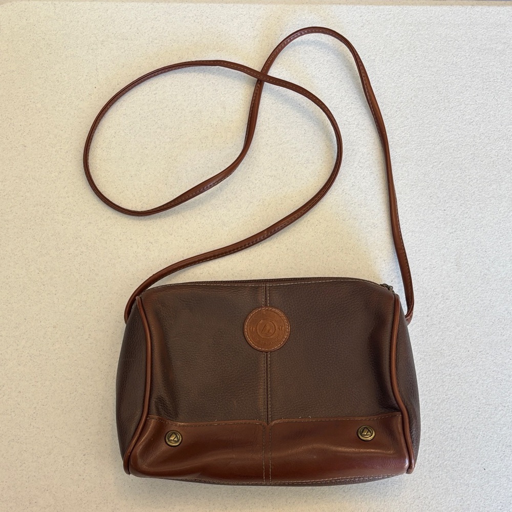 Liz Claiborne Two-Tone Brown Crossbody Bag
